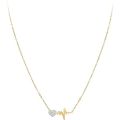 So Charm Bijoux Collier Femme So Charm - B2757-COLLIER-DORE - Collier Coeur Doré | Femme Collier Et Pendentif