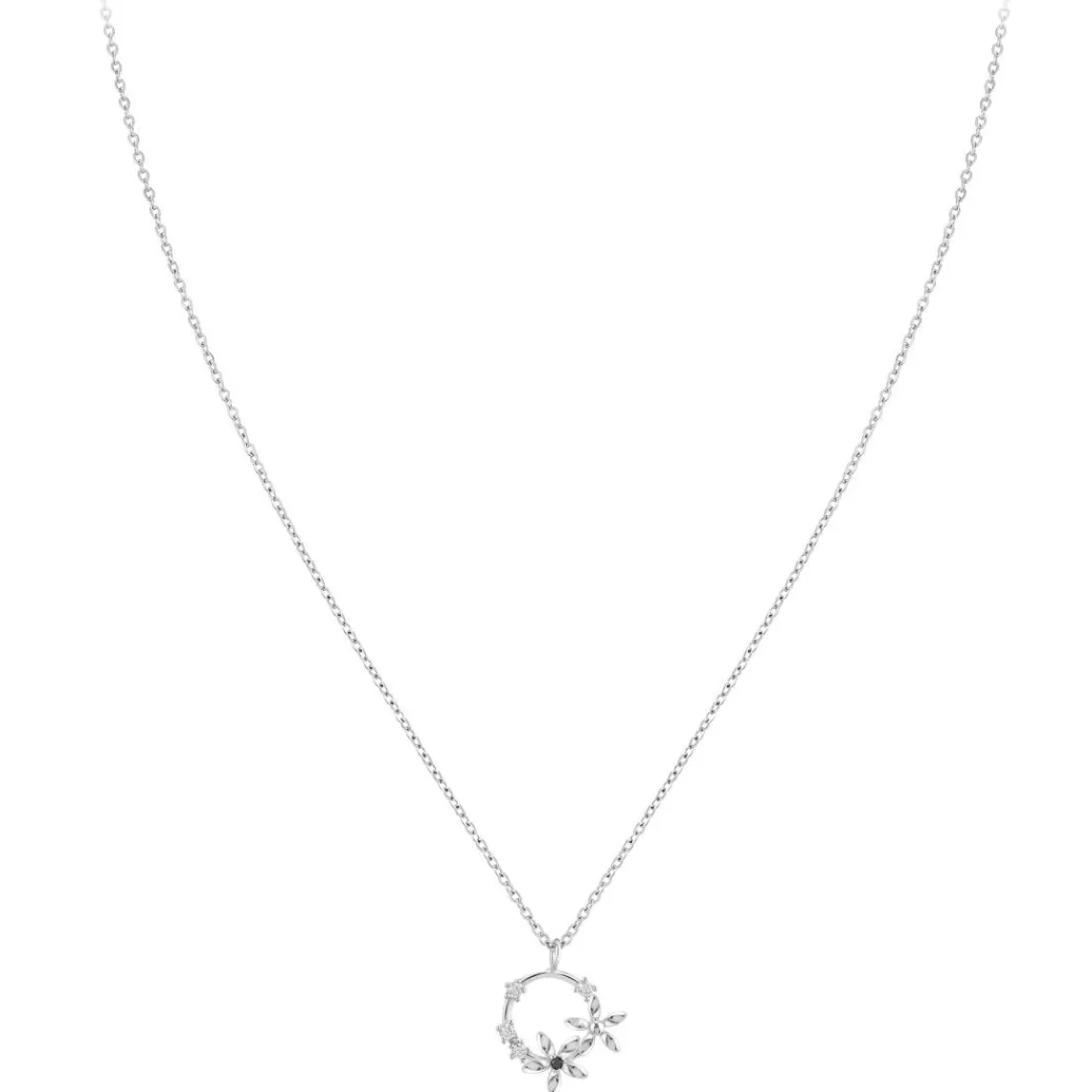 So Charm Bijoux Collier Femme So Charm - BD3244-ARGENT-DIAMANT - Collier Mode Argenté | Femme Collier Et Pendentif