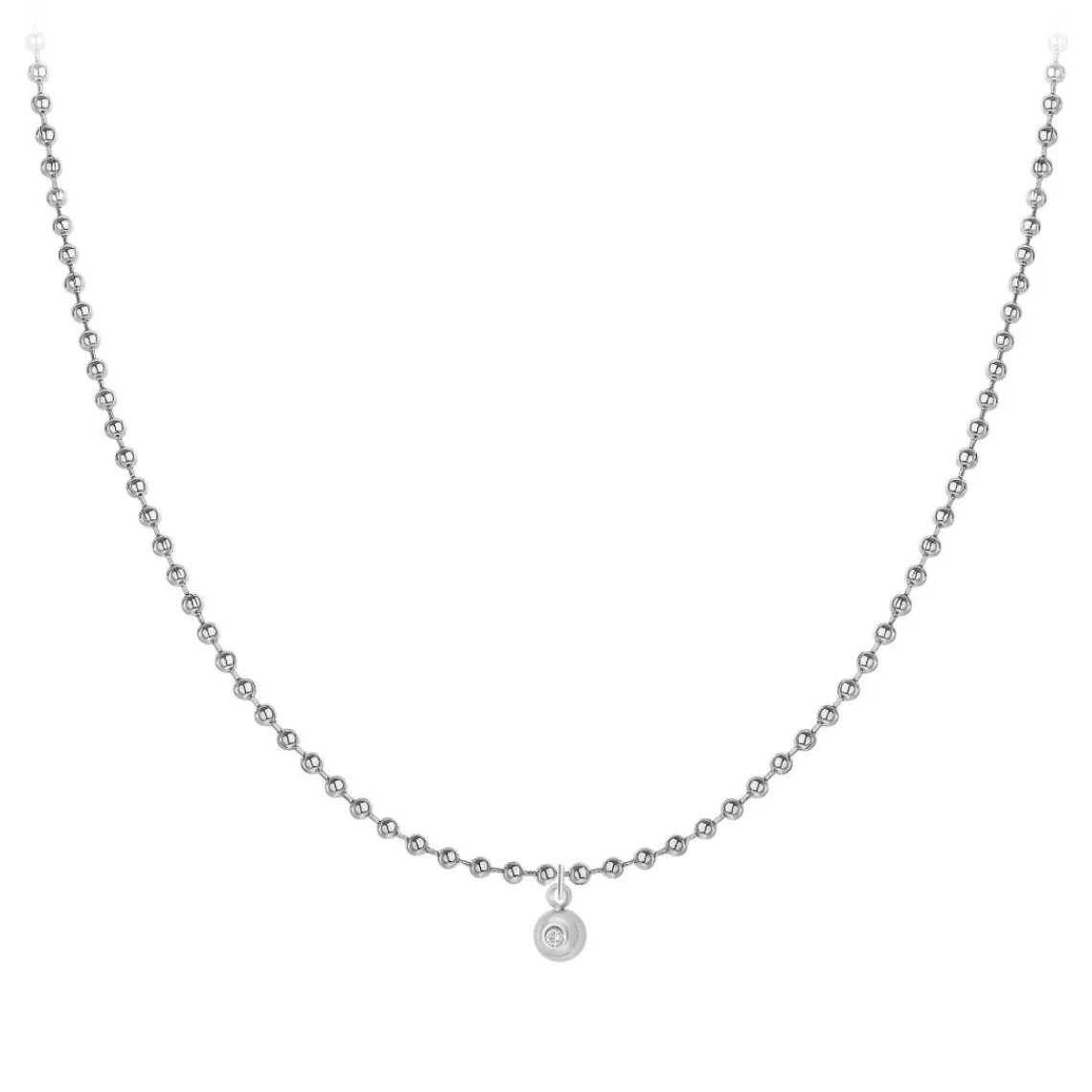 So Charm Bijoux Collier Femme So Charm - BD2385-ARGENT-DIAMANT - Collier Mode Argenté | Femme Collier Et Pendentif