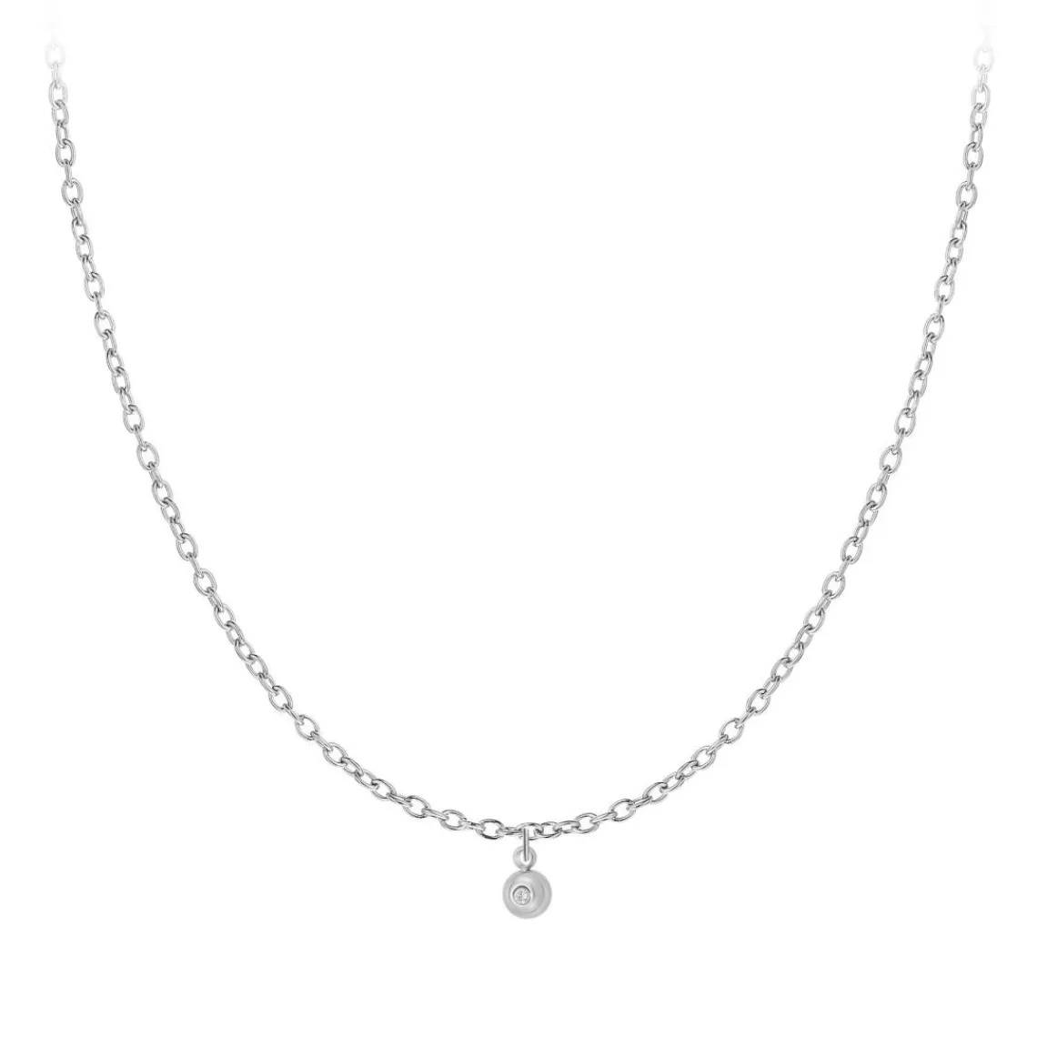 So Charm Bijoux Collier Femme So Charm - BD2382-ARGENT-DIAMANT - Collier Mode Argenté | Femme Collier Et Pendentif