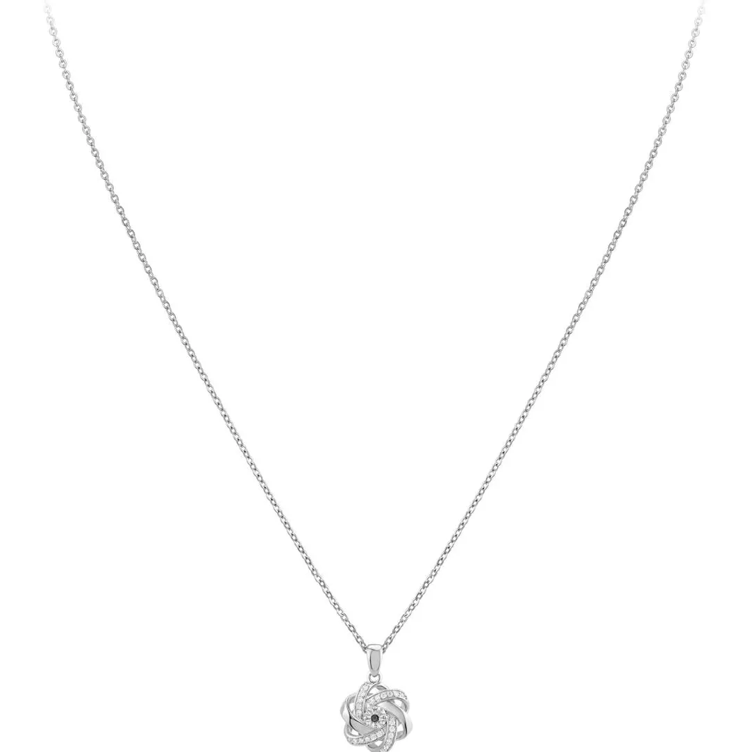 So Charm Bijoux Collier Femme So Charm - BD2034-ARGENT-COLLIER-DIAMANT - Collier Mode Argenté | Femme Collier Et Pendentif