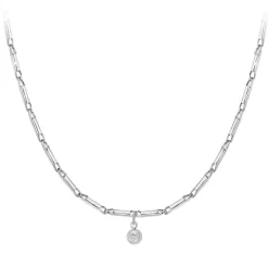 So Charm Bijoux Collier Femme So Charm - BD2372-ARGENT-DIAMANT - Collier Mode Argenté | Femme Collier Et Pendentif
