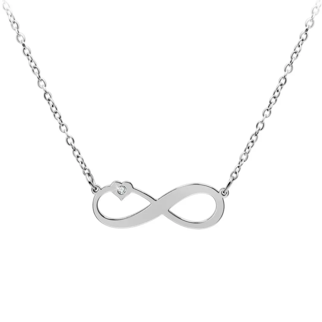 So Charm Bijoux Collier Femme So Charm - BD4099-ARGENT - Collier Infini Argenté | Femme Collier Et Pendentif
