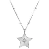 So Charm Bijoux Collier Femme So Charm - BD4098-ARGENT - Collier Étoile Argenté | Femme Collier Et Pendentif