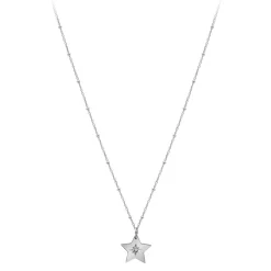 So Charm Bijoux Collier Femme So Charm - BD4098-ARGENT - Collier Étoile Argenté | Femme Collier Et Pendentif