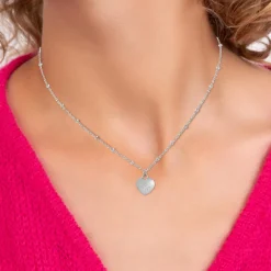 So Charm Bijoux Collier Femme So Charm - BD4097-ARGENT - Collier Coeur Argenté | Femme Collier Et Pendentif