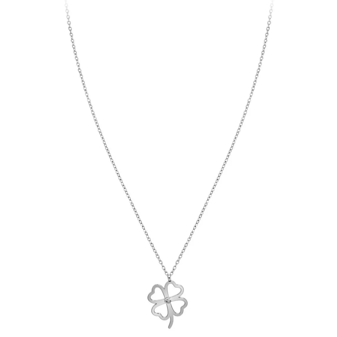 So Charm Bijoux Collier Femme So Charm - BD4096-ARGENT - Collier Trèfle Argenté | Femme Collier Et Pendentif