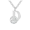 So Charm Bijoux Collier Femme So Charm - B1498-D - Collier Initiale Argenté | Femme Collier Et Pendentif