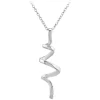 So Charm Bijoux Collier Femme So Charm - BD1549-COLLIER-ARGENT-DIAMANT-BLANC - Collier Mode Argenté | Femme Collier Et Pendentif