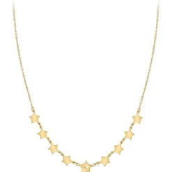So Charm Bijoux Collier Femme So Charm - BD3116-DORE-DIAMANT - Collier Mode Doré | Femme Collier Et Pendentif
