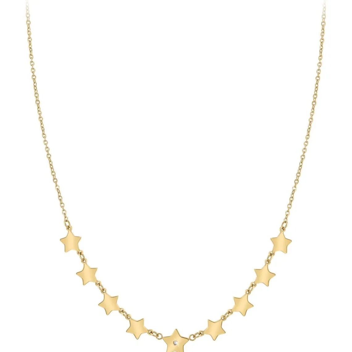 So Charm Bijoux Collier Femme So Charm - BD3116-DORE-DIAMANT - Collier Mode Doré | Femme Collier Et Pendentif
