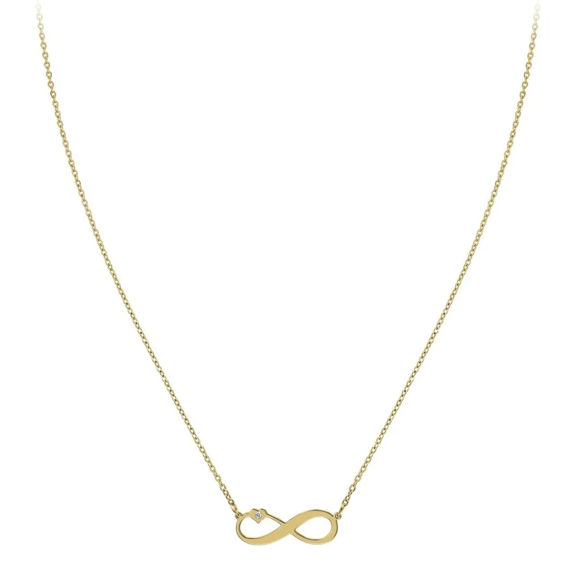 So Charm Bijoux Collier Femme So Charm - BD4099-DORE - Collier Infini Doré | Femme Collier Et Pendentif