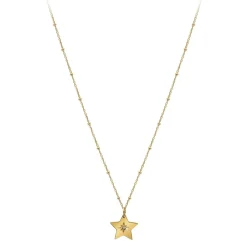 So Charm Bijoux Collier Femme So Charm - BD4098-DORE - Collier Étoile Doré | Femme Collier Et Pendentif