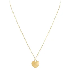 So Charm Bijoux Collier Femme So Charm - BD4097-DORE - Collier Coeur Doré | Femme Collier Et Pendentif