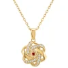 So Charm Bijoux Collier Femme So Charm - BD2034-DORE-COLLIER-RUBY - Collier Mode Doré | Femme Collier Et Pendentif