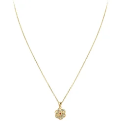 So Charm Bijoux Collier Femme So Charm - BD2034-DORE-COLLIER-RUBY - Collier Mode Doré | Femme Collier Et Pendentif