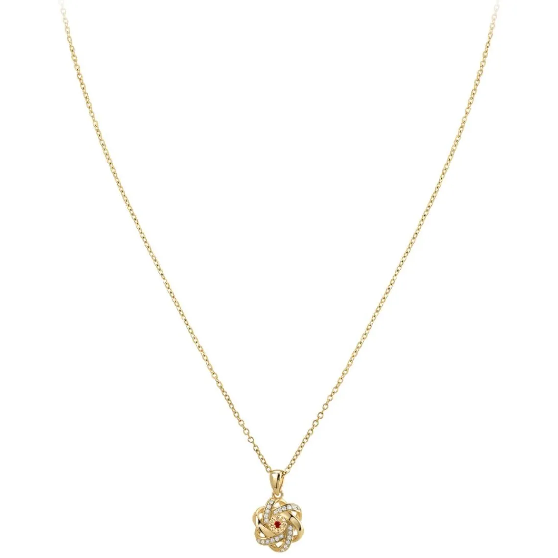 So Charm Bijoux Collier Femme So Charm - BD2034-DORE-COLLIER-RUBY - Collier Mode Doré | Femme Collier Et Pendentif