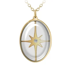 So Charm Bijoux Collier Femme So Charm - BD2647-DORE-DIAMANT - Collier Mode Doré | Femme Collier Et Pendentif