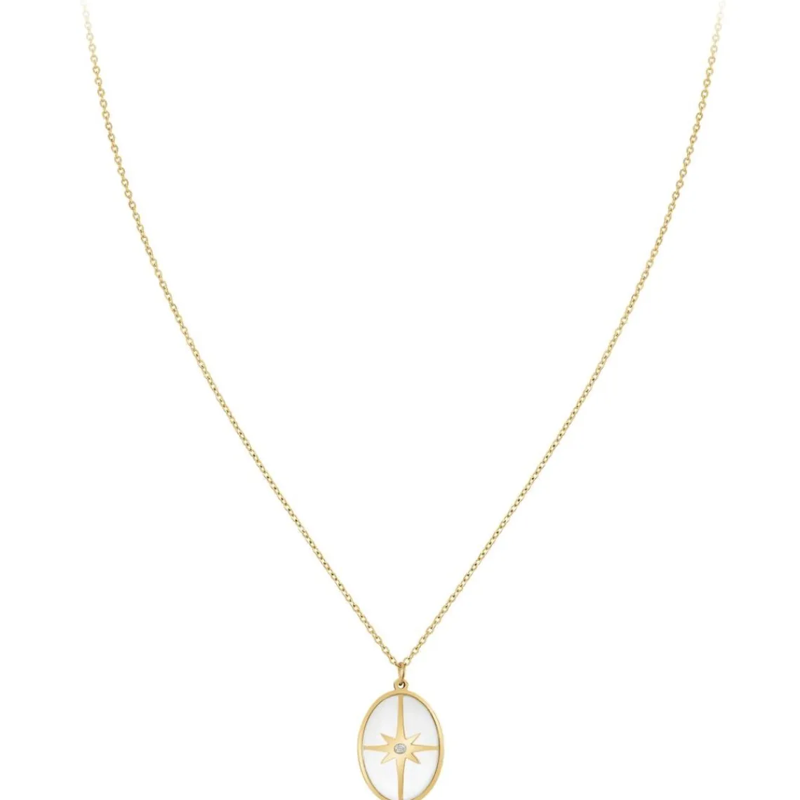 So Charm Bijoux Collier Femme So Charm - BD2647-DORE-DIAMANT - Collier Mode Doré | Femme Collier Et Pendentif