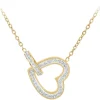 So Charm Bijoux Collier Femme So Charm - B2939-DORE - Collier Coeur Doré | Femme Collier Et Pendentif