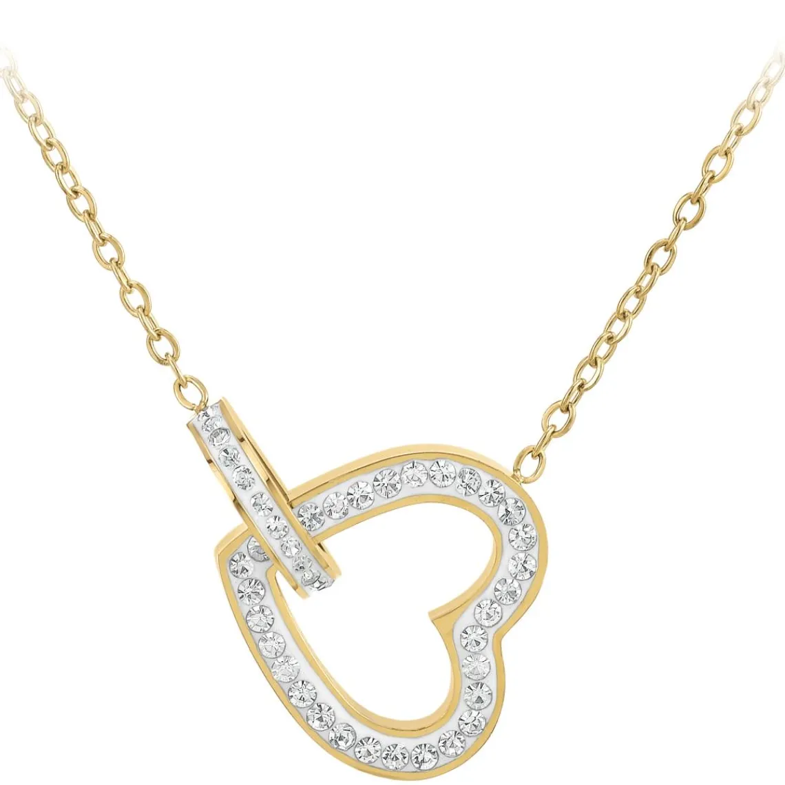 So Charm Bijoux Collier Femme So Charm - B2939-DORE - Collier Coeur Doré | Femme Collier Et Pendentif
