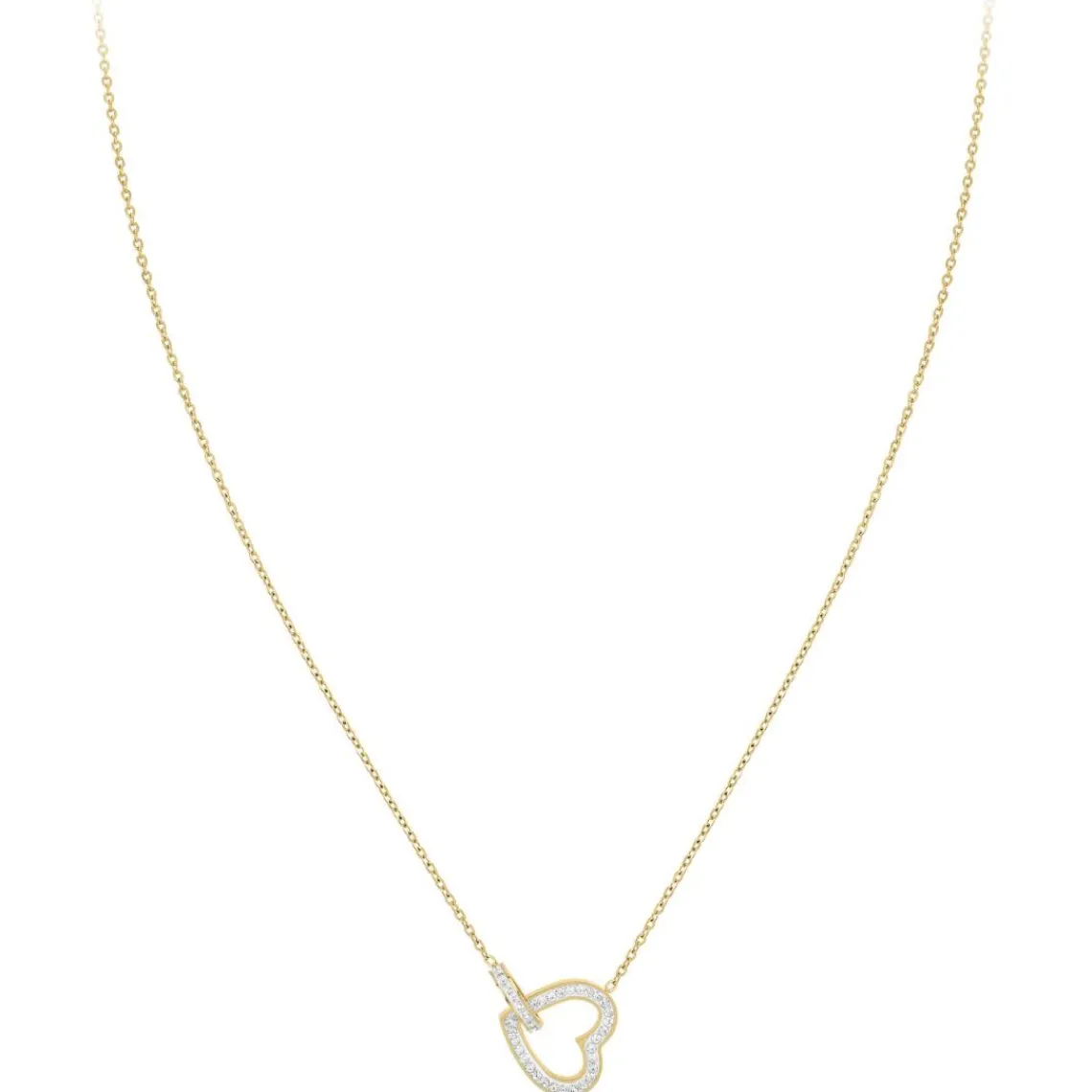 So Charm Bijoux Collier Femme So Charm - B2939-DORE - Collier Coeur Doré | Femme Collier Et Pendentif