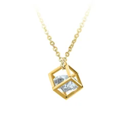 So Charm Bijoux Collier Femme So Charm - B1497-DORE - Collier Mode Doré | Femme Collier Et Pendentif