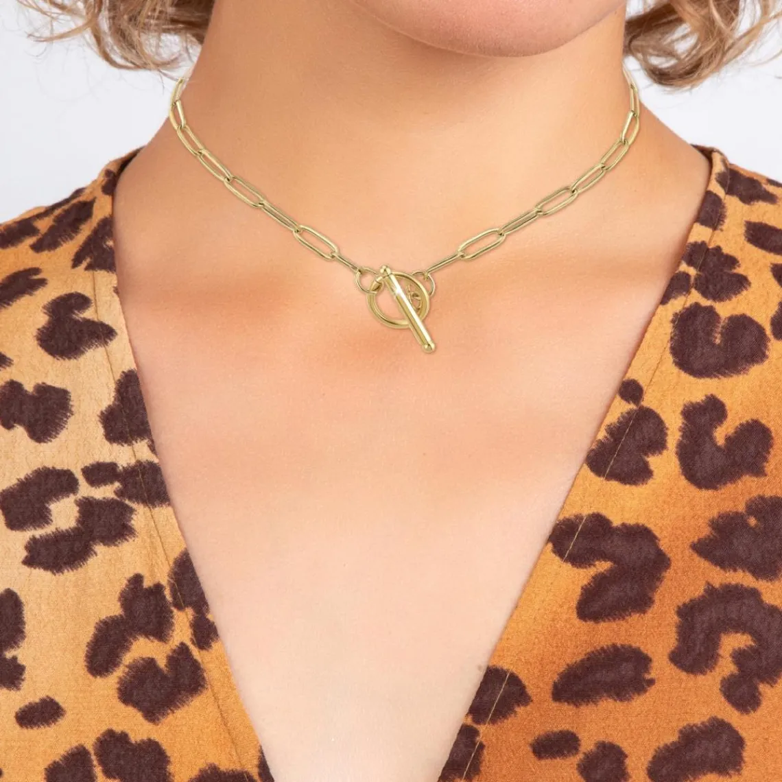 So Charm Bijoux Collier Femme So Charm - B3143-DORE - Collier Mode Doré | Femme Collier Et Pendentif