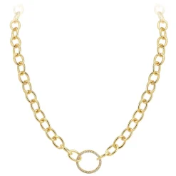 So Charm Bijoux Collier Femme So Charm - B2963-DORE - Collier Mode Doré | Femme Collier Et Pendentif