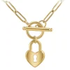 So Charm Bijoux Collier Femme So Charm - B3230-DORE - Collier Coeur Doré | Femme Collier Et Pendentif