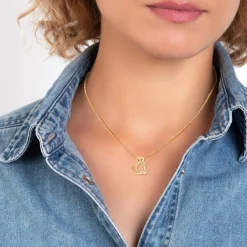 So Charm Bijoux Collier Femme So Charm - B2234-DORE - Collier Mode Doré | Femme Collier Et Pendentif