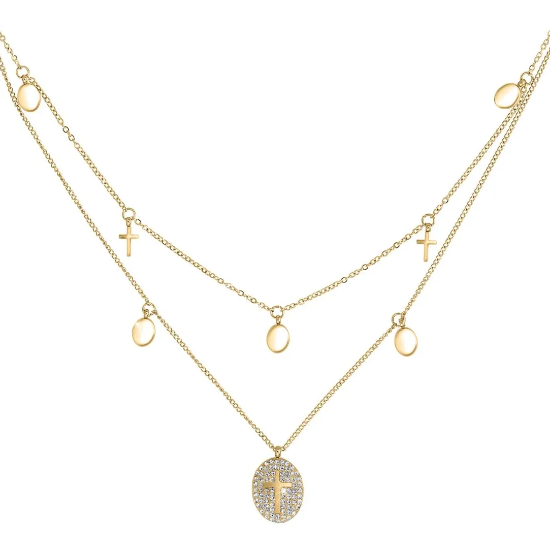 So Charm Bijoux Collier Femme So Charm - B2222-DORE - Collier Mode Doré | Femme Collier Et Pendentif