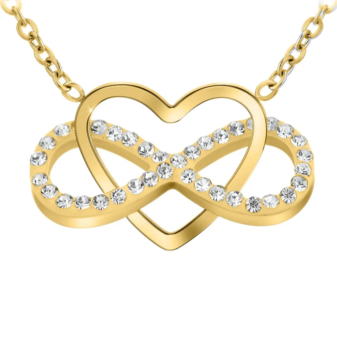 So Charm Bijoux Collier Femme So Charm - B2845-DORE - Collier Infini Doré | Femme Collier Et Pendentif