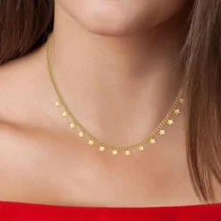 So Charm Bijoux Collier Femme So Charm - B2811-DORE - Collier Mode Doré | Femme Collier Et Pendentif