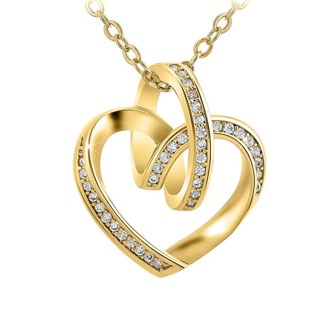 So Charm Bijoux Collier Femme So Charm - B2809-DORE - Collier Coeur Doré | Femme Collier Et Pendentif