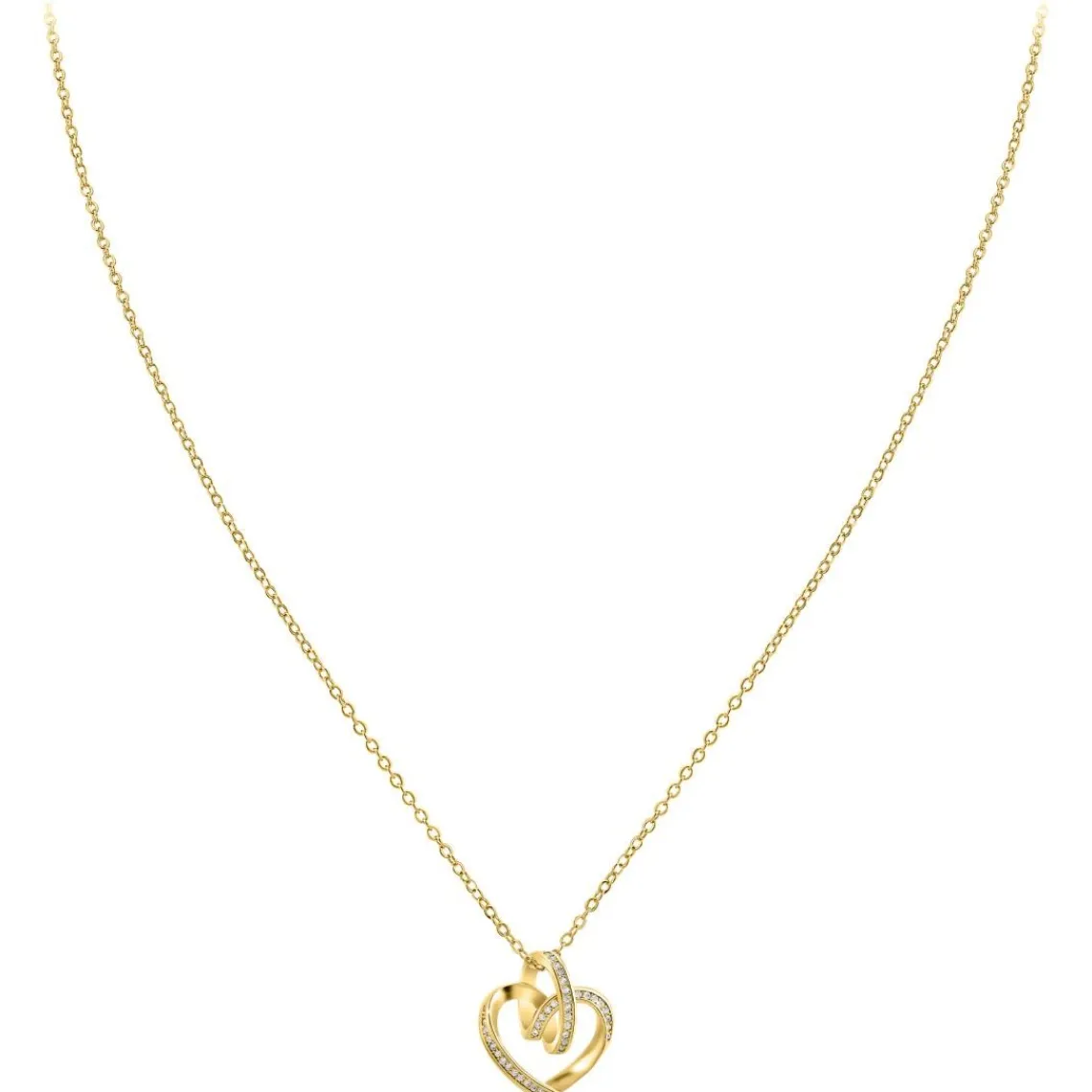 So Charm Bijoux Collier Femme So Charm - B2809-DORE - Collier Coeur Doré | Femme Collier Et Pendentif