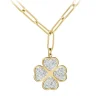 So Charm Bijoux Collier Femme So Charm - B3201-DORE - Collier Trèfle Doré | Femme Collier Et Pendentif