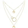 So Charm Bijoux Collier Femme So Charm - B3178-DORE - Collier Mode Doré | Femme Collier Et Pendentif