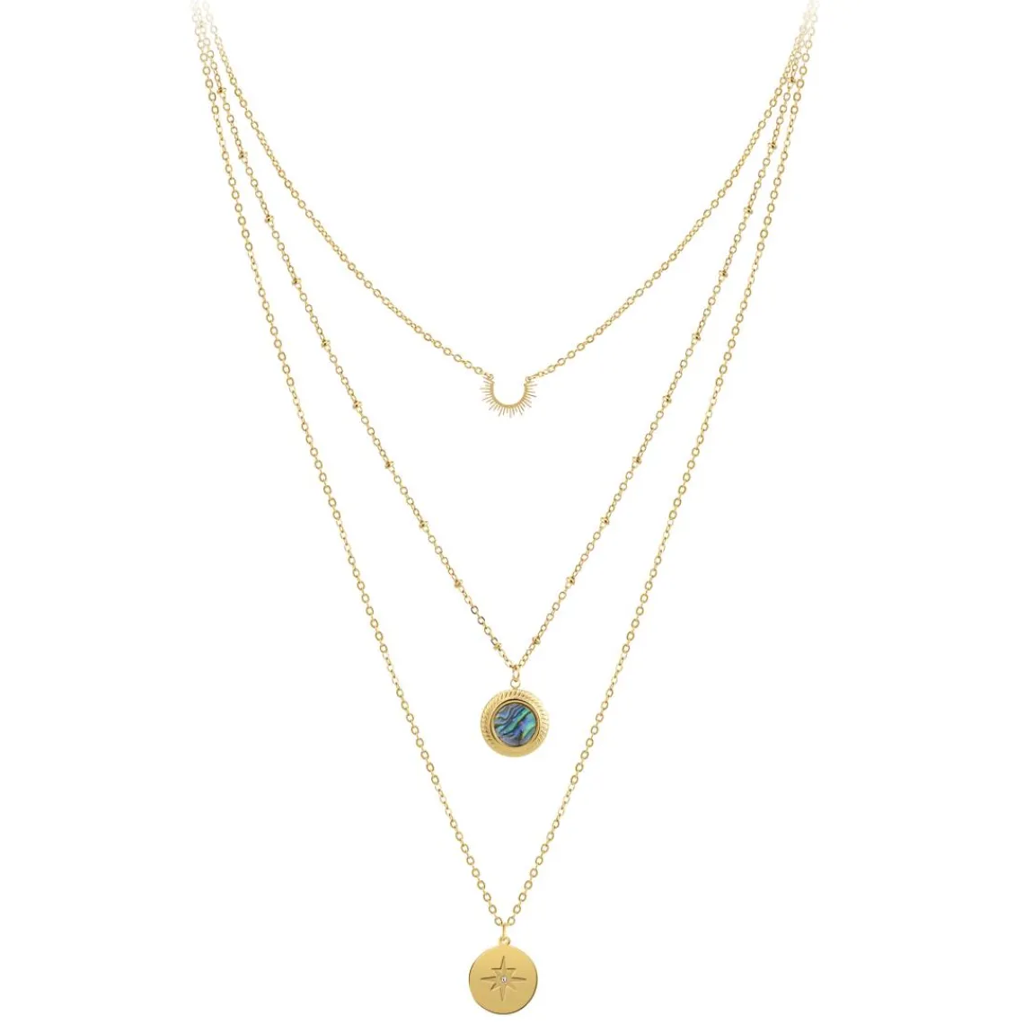 So Charm Bijoux Collier Femme So Charm - B3092-DORE - Collier Mode Doré | Femme Collier Et Pendentif