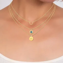 So Charm Bijoux Collier Femme So Charm - B3092-DORE - Collier Mode Doré | Femme Collier Et Pendentif