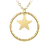 So Charm Bijoux Collier Femme So Charm - B3009-DORE - Collier Étoile Doré | Femme Collier Et Pendentif