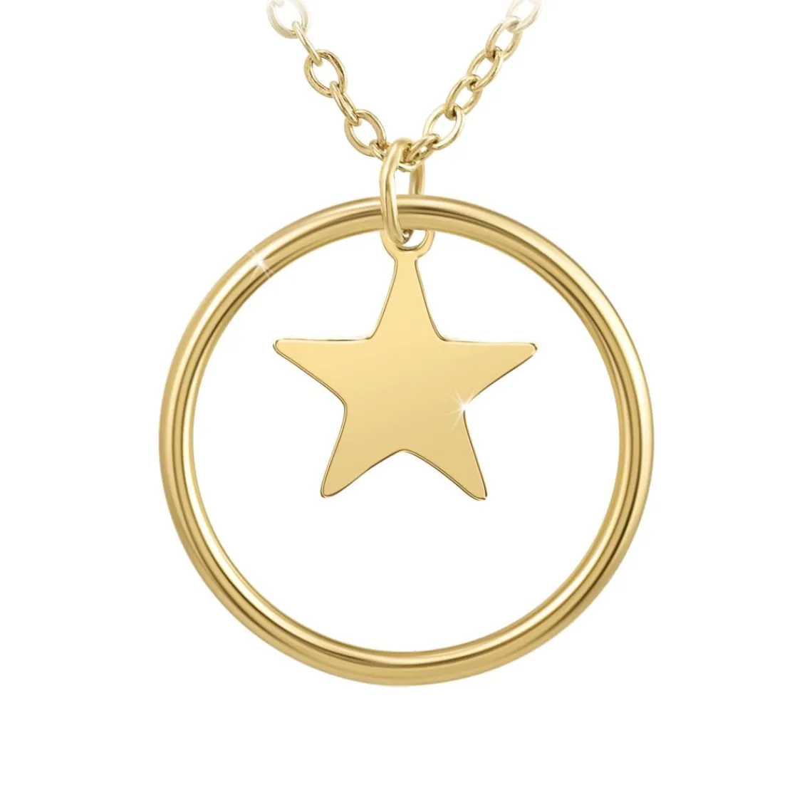 So Charm Bijoux Collier Femme So Charm - B3009-DORE - Collier Étoile Doré | Femme Collier Et Pendentif