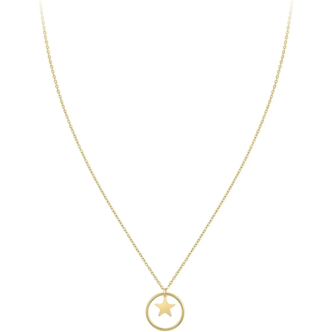 So Charm Bijoux Collier Femme So Charm - B3009-DORE - Collier Étoile Doré | Femme Collier Et Pendentif