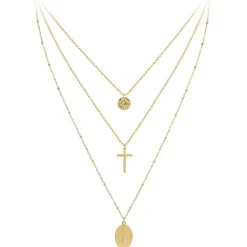 So Charm Bijoux Collier Femme So Charm - B3210-DORE - Collier Mode Doré | Femme Collier Et Pendentif