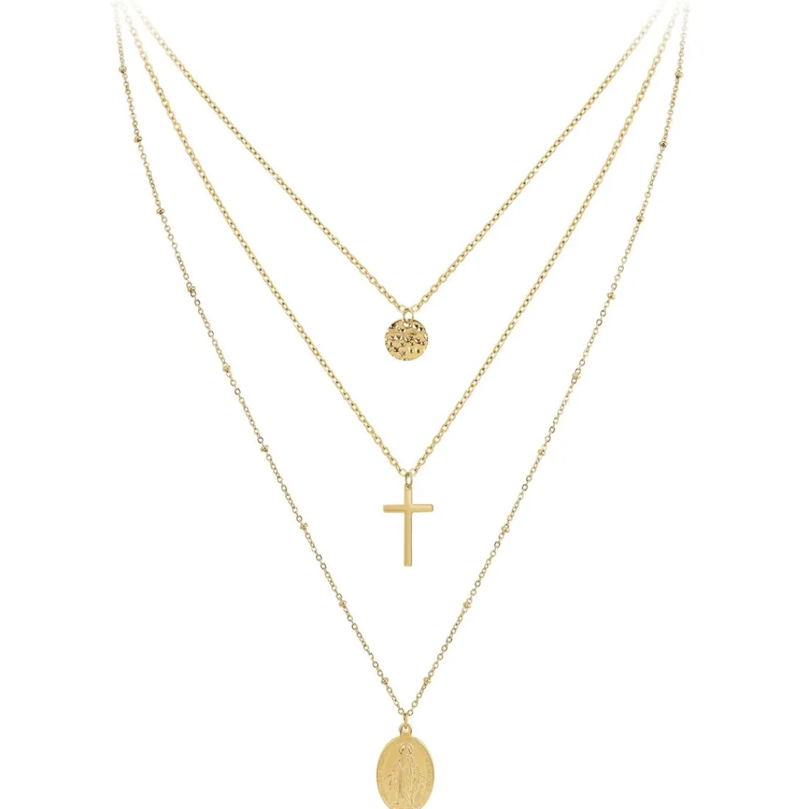 So Charm Bijoux Collier Femme So Charm - B3210-DORE - Collier Mode Doré | Femme Collier Et Pendentif