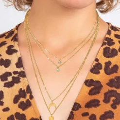 So Charm Bijoux Collier Femme So Charm - B3177-DORE - Collier Mode Doré | Femme Collier Et Pendentif
