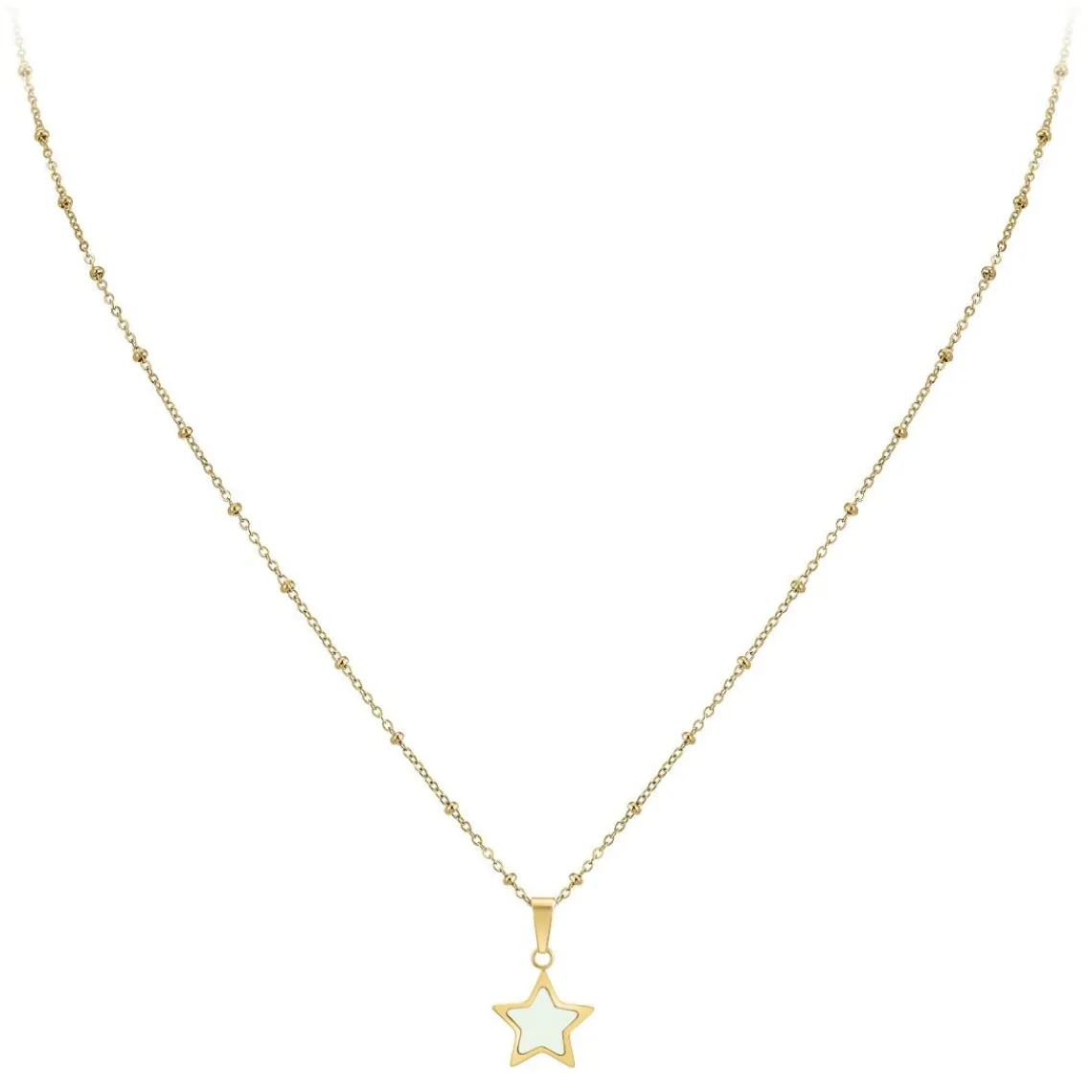So Charm Bijoux Collier Femme So Charm - B3000-DORE - Collier Étoile Doré | Femme Collier Et Pendentif
