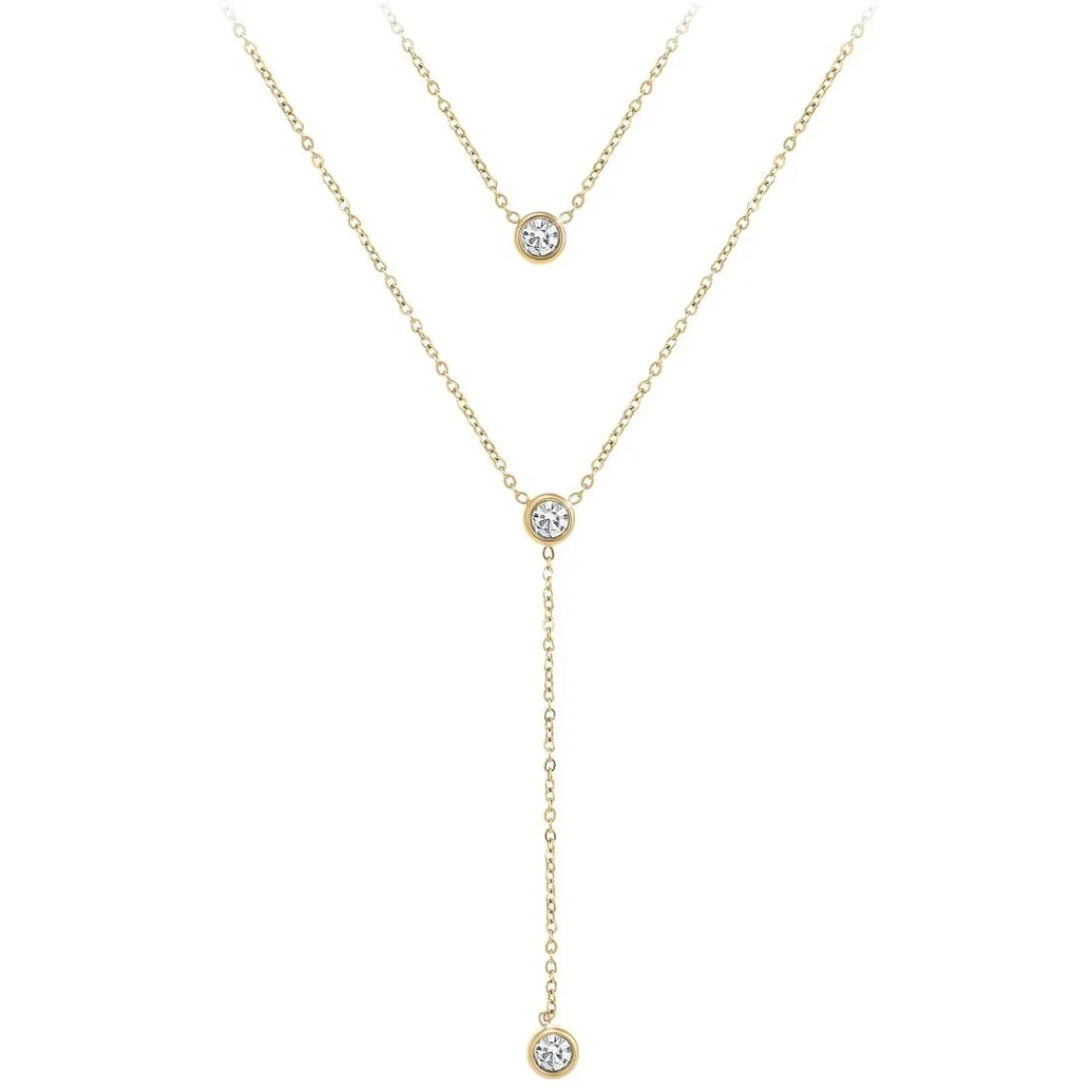 So Charm Bijoux Collier Femme So Charm - B2998-DORE - Collier Mode Doré | Femme Collier Et Pendentif
