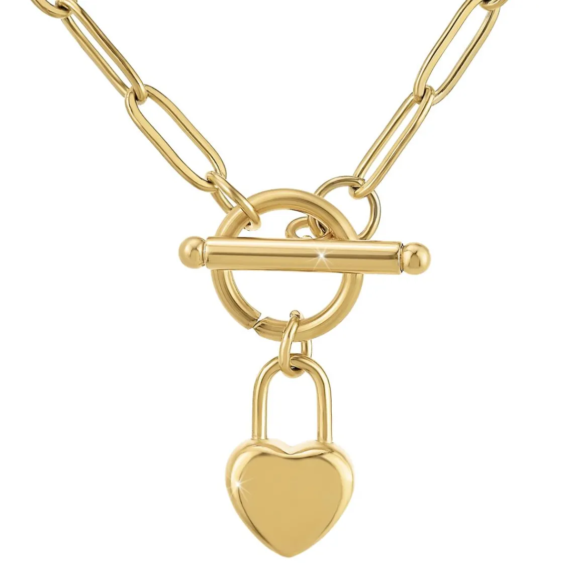 So Charm Bijoux Collier Femme So Charm - B3229-DORE - Collier Coeur Doré | Femme Collier Et Pendentif