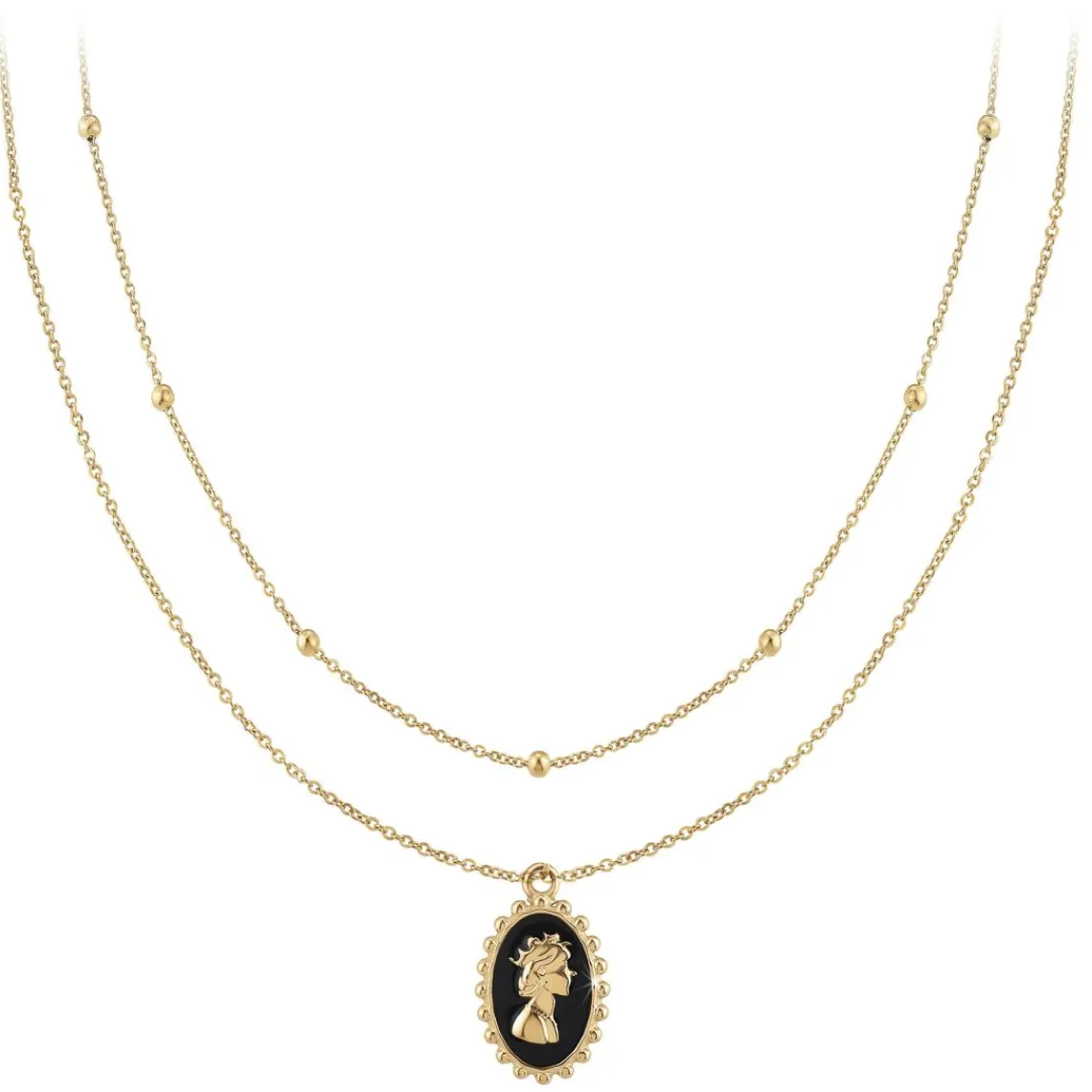 So Charm Bijoux Collier Femme So Charm - B3289-DORE - Collier Mode Doré | Femme Collier Et Pendentif